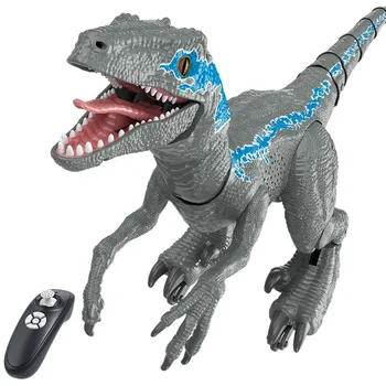 2.4 G Copil RC Jucărie Dinozaur Inteligent Raptor Animal de Control de la Distanță Jurassic Dinozaur Jucărie Electrice de Mers pe jos Animale Jucarii