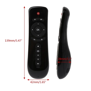 2.4 GHz Zbor Air Mouse T2 Control de la Distanță fără Fir 3D Gyro Stick de Mișcare PC Android Nov-26A