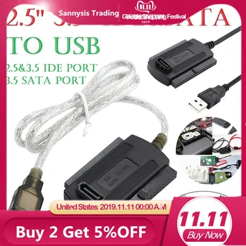2.5 3.5 SATA IDE la USB Cablu Adaptor Plumb Pentru Hard Disk HDD CD DVD RW Rom pentru Calculator PC Converter Laptop prin Cablu