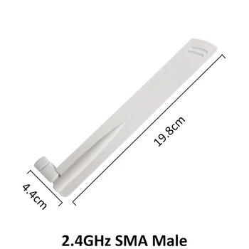 2 buc 2.4 Ghz Wifi antena de 8dbi SMA Male Omni-Directionala 2.4 ghz antena Router wi-fi Antena +21cm RP-SMA Male Cablu Coadă