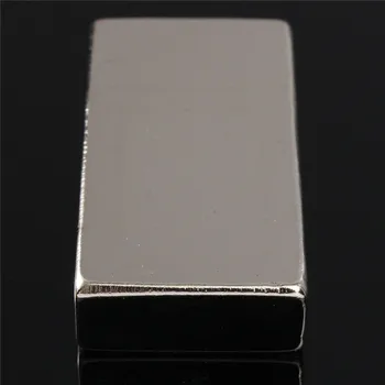 2 buc 50mm * 25mm*10mm Bloc Mare din Neodim Magnet Permanent foarte Puternic de pământuri Rare N35 Magneți Mai bun Pret