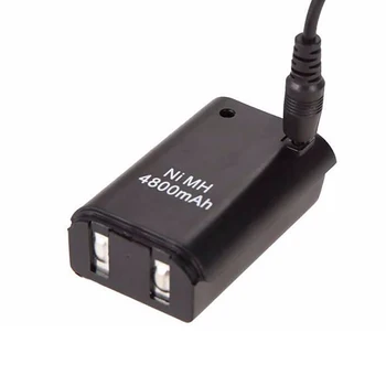 2 BUC baterie Reîncărcabilă cu Cablu de Încărcare Pentru Xbox 360 Wireless Controller Ni-MH baterii de Rezervă Pentru Gamepad XBOX360