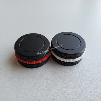 2 buc capac de aluminiu buton potentiometru butonul spălătorului 30*15*6.4 mm negru scaun auto buton de reglare a car center buton