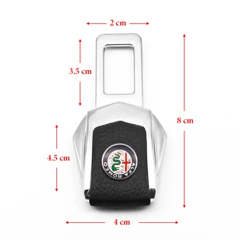 2 buc Centura de Scaun Auto Clip Prelungitoare de Siguranță centuri de siguranță Bujii Pentru Alfa Romeo ALFA GT Stelvio Giulia ALFA 156 Etc