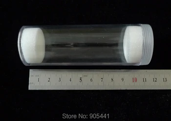 2 buc Clar Rotund din Plastic Monedă Tuburi Similare Jumătate de Dolar cu Diametrul de 32 mm Transport Gratuit