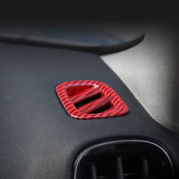 2 buc Colorate Real Fibra de Carbon-Un Stâlp de Aerisire de Evacuare Caz Acoperire Autocolant Decal Decor Pentru MINI Cooper F60 Countryman