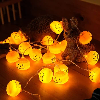 2 buc Coquimbo 1M/2M/3M Dovleac de Halloween cu LED Lumini Șir Garden Home Decor Petrecere de Vacanță Șir Lumina Lumini de Halloween