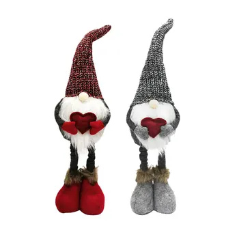 2 BUC de a sta Domnul Gnome și Doamna Gnome, Manual Păpuși de Pluș Drăguț Decorațiuni interioare Decoratiuni de Vacanță Cadouri de Ziua Îndrăgostiților
