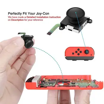 2 buc de Înlocuire Joystick Analog Stick de Degetul mare pentru Nintendo Comutator JoyCon Controller