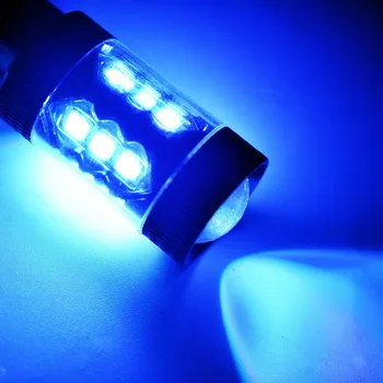 2 buc Faruri LED Bec Lumina de 80W 1200lm Albastru Pentru Yamaha Raptor 125 660R 700R YFM660R Bear Tracker Urs Grizzly Kodiak