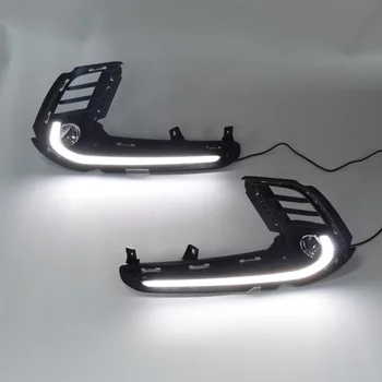 2 buc lampa de ceață LED Pentru Hyundai Avante AD Elantra 2016 2017 semnalizare stil Releu 12V Auto LED DRL lumini de zi