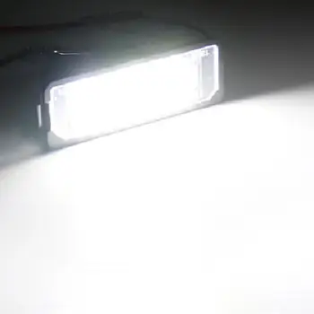 2 Buc LED-uri Auto de Înmatriculare Lumini 12V Lampă de Lucru Masina de Înlocuire Lumină pentru VW GOLF 4 5 6 7 6R Passat B6 Lupo, Polo, Scirocco