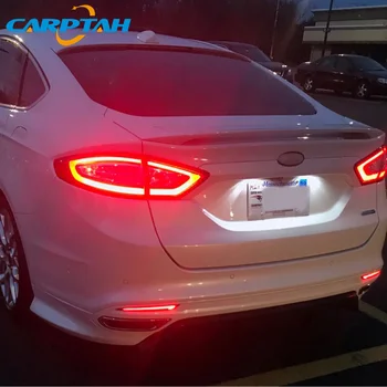 2 BUC LED-uri Lampă de Ceață Spate Pentru Ford Fusion Mondeo 2013 - 2017 2018 LED-uri Auto Bara Lumină de Frână Lumină de Semnalizare Indicator Reflector