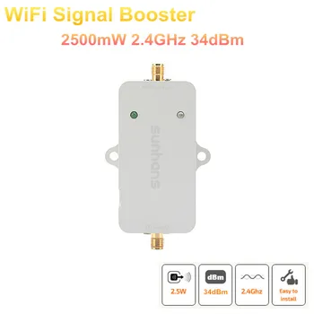 2 buc/ Lot Reale Sunhans 2500mW (34dBm) 802.11 b/g/n 2.4 GHz WiFi Semnal de Rapel WiFi Amplificator Repetor