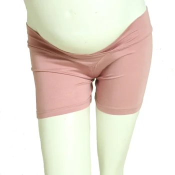 2 buc/lot roz si ivory Super Stretch Cotton Gravide pantaloni Scurți pentru a se potrivi sedinta Foto de Maternitate Recuzită Rochie de O mărime se potrivește tuturor
