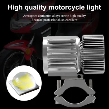 2 BUC Motocicleta Faruri 5600LM 36W 6000k LED DRL Ceata Faruri lumina Reflectoarelor Vânătoare de Conducere Lumină Pentru biciclete electrice/motocicleta