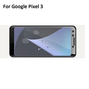 2 BUC Negru, Capac din Sticla Temperata Pentru Google Pixel 3 Pixel3 Ecran Protector Monostrat Film Pentru Google Pixel 3 Pixel3