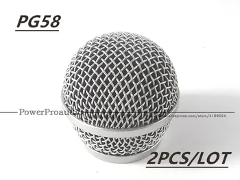 2 BUC Noi Înlocuire Cap de Minge Plasă de Microfon Grila pentru Shure PG58 PG 58 Accesorii