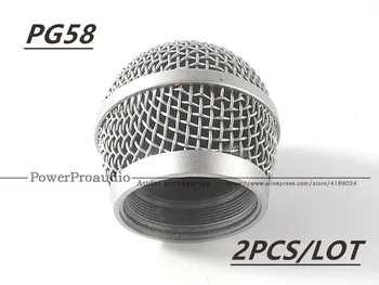 2 BUC Noi Înlocuire Cap de Minge Plasă de Microfon Grila pentru Shure PG58 PG 58 Accesorii