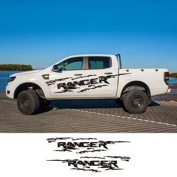2 BUC Pentru Ford Ranger Raptor de Preluare Off Road Decalcomanii Auto Styling Ușa Laterală Autocolante Auto Grafică de Vinil Corp Decor Accesorii Auto