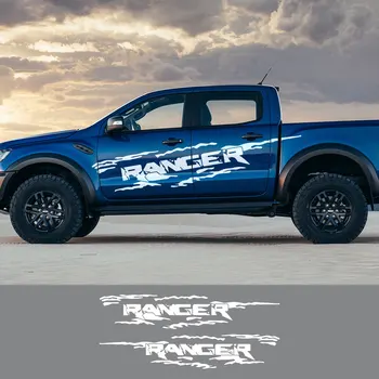 2 BUC Pentru Ford Ranger Raptor de Preluare Off Road Decalcomanii Auto Styling Ușa Laterală Autocolante Auto Grafică de Vinil Corp Decor Accesorii Auto