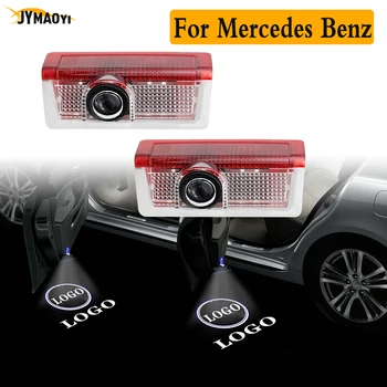 2 Buc Pentru Mercedes AMG Proiector Lumini Portiera Ambient de bun venit Lampa de Benz W166 W246 W205 W212 W213 a B C E GL GLA Clasa ML