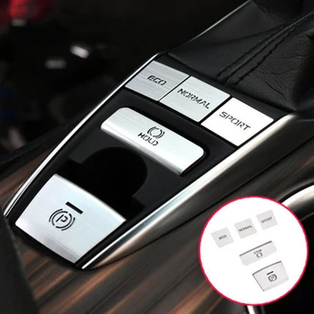 2 buc sau 5pcs sau 6pcs Masina Frânei de parcare Electronice Centrale de Control Butonul de Decor Sticker Potrivit pentru a 8-a Generație Toyota Camry