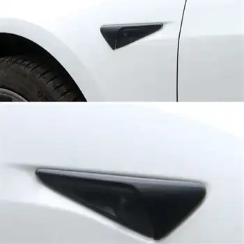 2 buc set Negru Mat partea Mașina camera capac de protecție Pentru Tesla Model 3 S X Y Decor capac accesorii 2013-2021