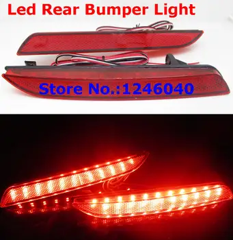 2 BUC spate cu LED-uri Roșu Bara Spate Reflector Lumina Lămpii de stop de ceață lumina de frână Pentru Honda JAZZ se Potrivesc CRZ CRV Insight hybrid Acura TSX
