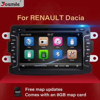 2 din cu GPS DVD Auto Multimedia Player Pentru Dacia Dokker si Duster Renault Lada Xray Dacia Sandero 2 logan Captur 2 Navigație Radio 3G