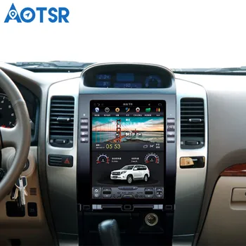 2 Din Tesla Stil 4+64GB, Android 9.0 Auto Navigatie GPS DVD Player pentru Toyota Land Cruiser Prado 120 2002-2009 pentru Lexus GX470