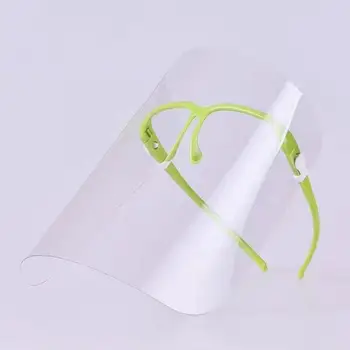 2 perechi de Protecție mască de gatit bucatarie preveni splash lampblack transparent de protecție completă față măști fierbe praful de acoperire ulei