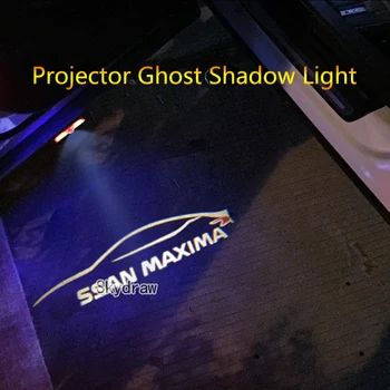 2 Piesa Pentru NISSAN MAXIMA (2004-2020) cu LED-uri Auto Usa lampa Proiector Ghost Shadow Light Lumină de Întâmpinare