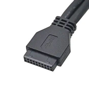 2 USB 2.0 2 USB 3.0 pe Panoul Frontal 4 Porturi Hub USB 3.0 20 Pini Separator Intern Suport Adaptor Pentru Desktop 3.5