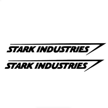 2 X pentru Stark Industries caroserie Dungi Autocolante KK Vinil Decal Marvel Iron Man Auto Accesorii Auto Stying Jdm Curse,20 cm*3cm