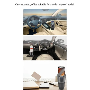 2-În-1 Smart Auto Ceașcă Cald și rece 12V3A Electric Cafea Cald Băutură de Răcire & Încălzire Ceașcă de parcurs cu Mașina de Sticla Cooler Wa