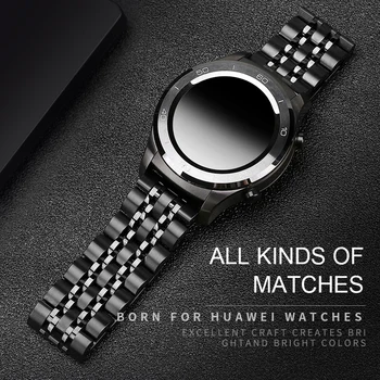 20 22mm watchband pentru HUAWEI watch 2/ceas GT 2 2E oțel inoxidabil de Înlocuire brățară Pentru Samsung Gear S2/S3/Amazfit Stratos 2