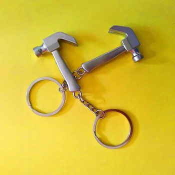 20 Buc 3D Mini instrument brelocuri ciocan breloc breloc metalic din aliaj de zinc cheie inel creative breloc