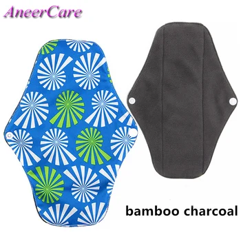 20 buc Reutilizabile menstrual pad pânză servetele sanitare reutilizabile menstrual tampoane prosop prosop de igienă lavabile bambus tampoane menstruale