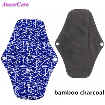 20 buc Reutilizabile menstrual pad pânză servetele sanitare reutilizabile menstrual tampoane prosop prosop de igienă lavabile bambus tampoane menstruale