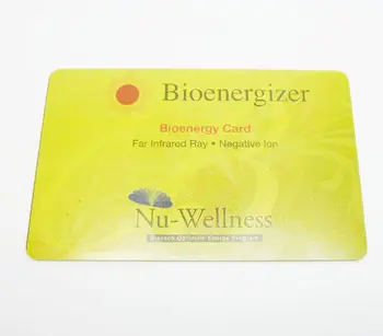 20 x transport gratuit BioEnergizer carte de Stiinta Quantum Scalar Energie, Ion carduri de anti radiatii bioenergie card de BRAD cartonaș galben