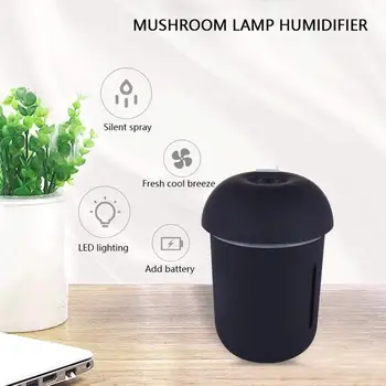 200ML Mini USB Portabil Multifuncțional Ciuperci Lampa Umidificator pentru Dormitor Birou de Turism Lumini de Noapte