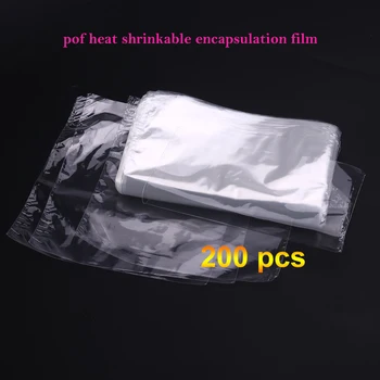200pcs 6X6 POF Căldură Psihiatru Folie Pungi Impermeabile Pentru Săpunuri Bombe de Baie Și Meserii DIY Moale Transparent Folie de Film Cosmetice