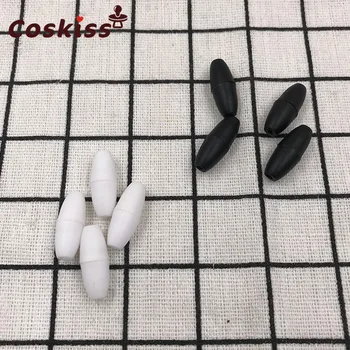 200pcs Negru și alb Separatiste din Plastic Cleme Pentru Silicon Dentiție Colier DIY Incuietoare de Siguranta Copilului Teether Cleme
