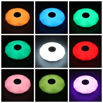 200W 120 de Culori Moderne RGB LED Lumini Plafon Estompat RGB APP bluetooth Muzica de Iluminat Acasă Inteligent Lampă de Plafon+Control de la Distanță