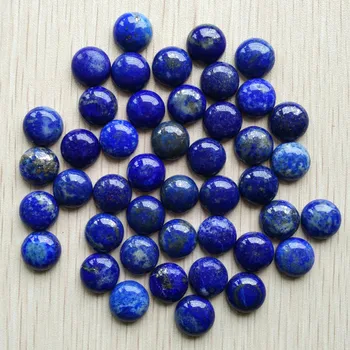 2016 moda, calitate de top piatra naturala Lapis Lazuli rotund TAXI margele CABOCHON pentru a face bijuterii en-gros 12mm 50pcs/lot