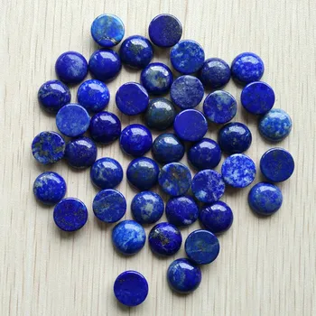 2016 moda, calitate de top piatra naturala Lapis Lazuli rotund TAXI margele CABOCHON pentru a face bijuterii en-gros 12mm 50pcs/lot