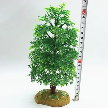 2017 Real Flori Artificiale 21cm Ramură de Plastic Biserică Acasă Mobilier de Nisip Modelul de Masă Decor Copac Artificial Moss Iarba de Plante