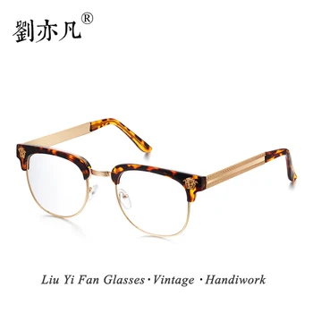 2017 Retro ochelari de TAG-ul frame brand designer de moda stele calculator stil vintage, rame optice, ochelari bărbați femei