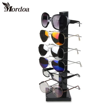2017 Vânzare 6 Straturi de Forma Display Stand pentru Ochelari ochelari de soare bijuterii Afișa Suport de Ochelari 3D Rama Plastic și Metal Titular